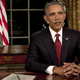 Illustration for article titled Obama Practices Defiant Speech To Aliens Late At Night Behind Oval Office Desk